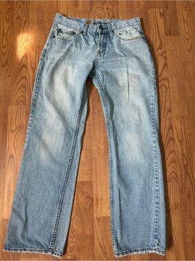 Bullhead Light Blue Relaxed Straight Jeans